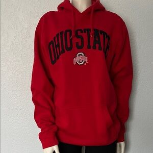 Ohio State Buckeyes Hoodie Men’s Small NCAA Red Pullover Sweatshirt